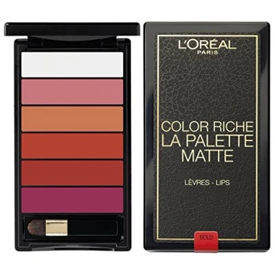 Image of L&#039;Oreal Colour Riche Lips La Bold Matte Palette (6 Individual Shades)