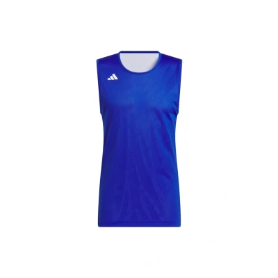 Image of adidas Performance 3G Speed Reversible Basketball Top Royal blue white, Men&#039;s, Size: XS, white