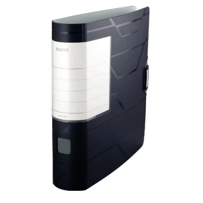 Image of Leitz 10260095 Prestige Active 180 Degree Lever Arch File, 80 mm Black