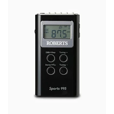 Image of Roberts SPORTS 995 Personal FM/AM Radio Black