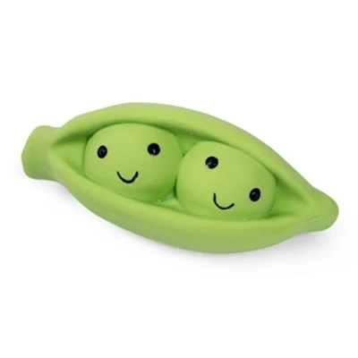 Image of Petface Latex Pea Pod Soft Chew Dog Toy, Small