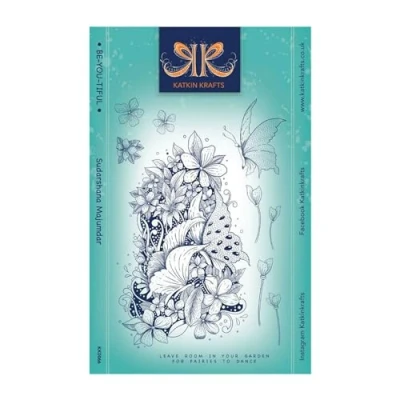 Image of Katkin Krafts Be You Tiful 6 in x 8 Clear Stamp Set