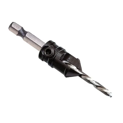 Image of Trend Snappy 9.5mm Adjustable Countersink with 2mm HSS Drill, Perfect for Hardwoods, Quick Release System Compatible, SNAP/CS/4