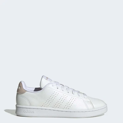 Image of adidas Sportswear Unisex Advantage Shoes Off White Size UK 5.5