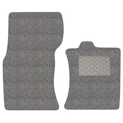 Image of Nicoman Spaghetti All Weather Fully Tailored Car mats Fit【2016 2019 XF Saloon/Estate X260 】(Front Set 2 Piece,Grey)