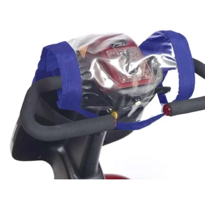 Image of LTG Mobility Scooter Control Panel Tiller Cover Universal Waterproof Protective (Blue)
