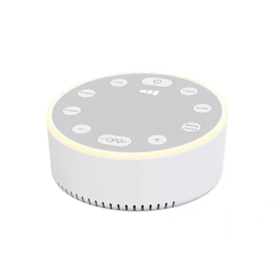 Image of Groov e Serenity Sleep Aid Machine White Noise Device with Six Sounds, Night Light, &amp; Timer Rechargeable Battery