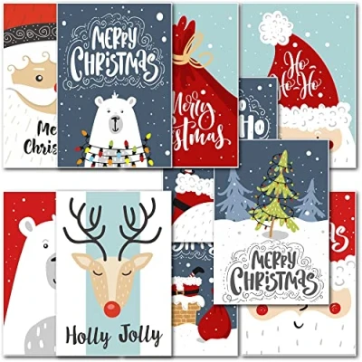 Image of doodlecards Charity Christmas Cards Pack of 20 Mixed Fun Kids Cute