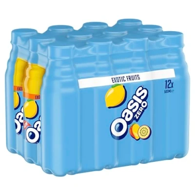 Image of Oasis Exotic Fruits Zero 12 x 500ml