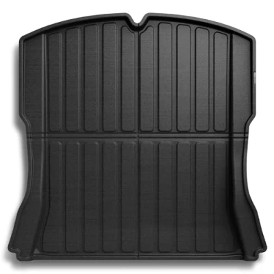 Image of Spigen Tesla Model 3 Highland 2024 Rear Trunk Mat Cargo Liner, Boot WaterProof, All Weather Mats, Designed for Accessories Carbon Edition