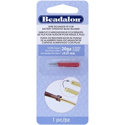 Image of Beadalon Wire Rounder Burr Attachment Use with Battery Operated Bead Reamer and 20 Smaller Gauge Wires