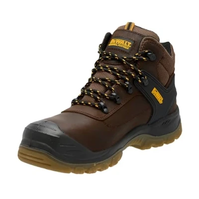 Image of DEWALT Men&#039;s North Dakota, Steel Safety Toe Work Boot, Brown, UK7 (EU41)