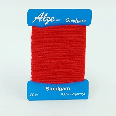 Image of Trimz Darning Wool, Red, 10x20m