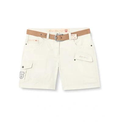 Image of G.I.G.A. DX Hira Casual Belt Shorts Champagne, Size 34