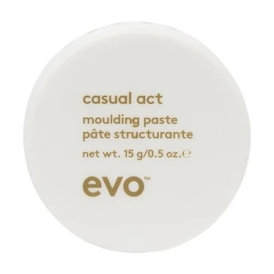 Image of evo Casual Act Moulding Whip Light Hold Styling Paste For All Hair Types Travel Size, 15g / 0.5oz