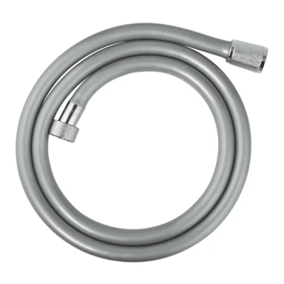 Image of GROHE VitalioFlex Trend Smooth Shower Hose 1.25 m (Tensile Strength 50 kg, Pressure Resistance Up to 5 Bar, Heat 70C, Universal Connection G 1/2&#039;&#039; x 1/2&#039;&#039;), Chrome, 22114000