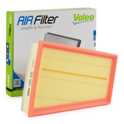 Image of 4150940100, 4150940304, A4150940100 Air filter VALEO 585156 58mm 190mm 243mm Insert with pre RENAULT: Kangoo II Express, MEGANE 2