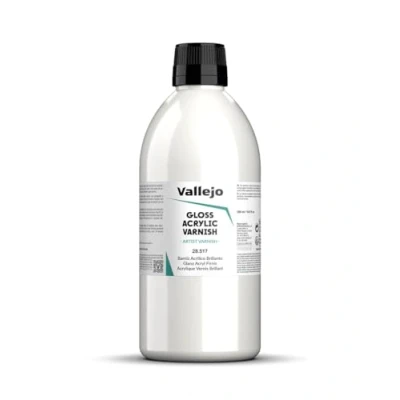 Image of Vallejo Model Color 500 ml Gloss Acrylic Varnish, White