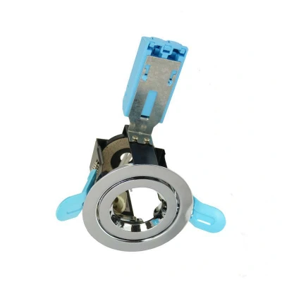 Image of Ansell iCage Fire Rated GU10 downlight Chrome Adjustable