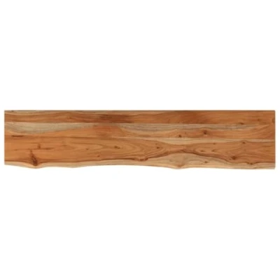 Image of vidaXL Wall Shelf 120x20x2.5 cm Rectangular Solid Wood Acacia Live Edge
