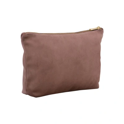 Image of BagBase Polyester Velvet Accessory Pouch Small Rose Quartz Emerald, Bag and Office Organiser for Men Women Car Keys Wash