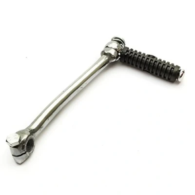 Image of Pit Dirt Bike Kick Start Lever 90 110cc 120cc 125cc 140cc Fold Snap Back Chrome