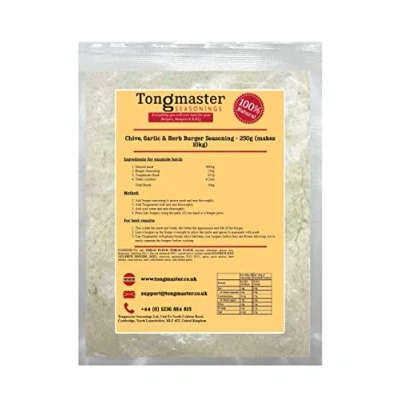 Image of Chive, Garlic &amp; Herb Burger Seasoning 250g (makes 10kg)