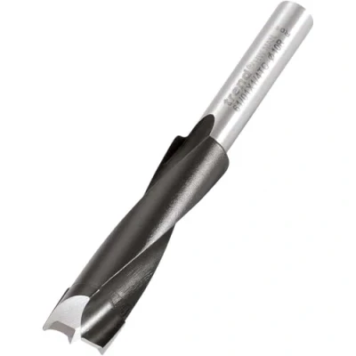Image of Trend Professional Dowel Drill Router Cutter Bit, 1/4 Inch Shank, 10mm Cut Diameter &amp; 35mm Length, Tungsten Carbide Tipped, 61/01X1/4TC, Silver