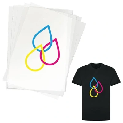 Image of Ink Express Premium A4 DTF Direct to Film PET Heat Transfer Sheets (50 Sheets)