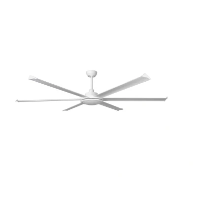 Image of Rotterdam XL 6 Blade Ceiling Fan Matt White