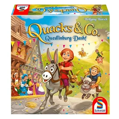 Image of Schmidt, Quacks and Co, Quedlinburg Dash, Puzzle, Ages 6+, 2 4 Players, 25 Minutes Playing Time