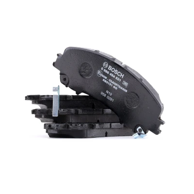 Image of 410608710R Brake pad set BOSCH 0 986 494 821 Low Metallic with acoustic wear warning RENAULT: Koleos 2, INFINITI: Q50 Saloon, NISSAN: X Trail