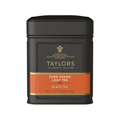 Image of Taylors of Harrogate Pure Assam Leaf Tea 125g CADDY