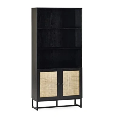 Image of Julian Bowen Bookcase, Black, One Size