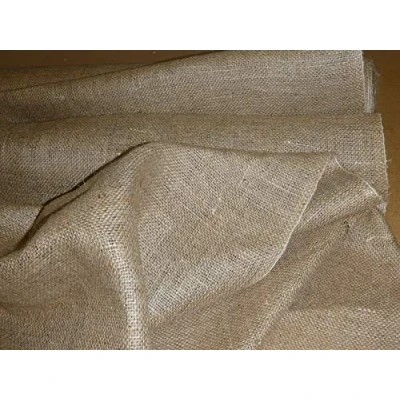 Image of 40&quot; wide 10oz 100% Jute Hessian Rough Sacking Fabric Natural per 4 metres