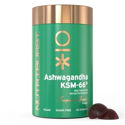 Image of Nutriburst Ashwagandha KSM 66 60 Gummies