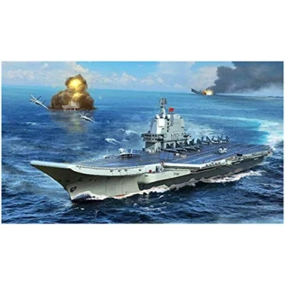 Image of Trumpeter TRU06725 PLA Navy type 002 Aircraft Carrier Plastic Model kit, Various