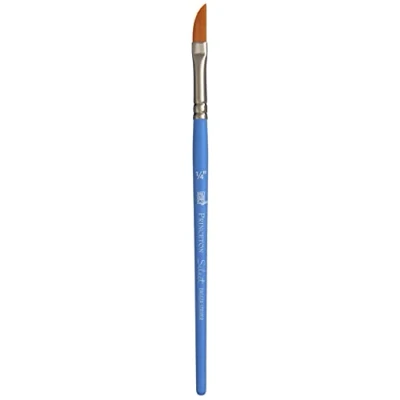Image of Princeton Paintbrush, Wood, Blue, Size 1/4 inch