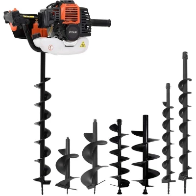 Image of vidaXL Auger Ground Drill Set Steel