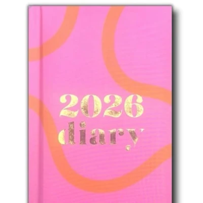 Image of 2025 Diary Pocket Size Week to View Diaries Full Year Journal Calendar Planner (Think Happy Thoughts)