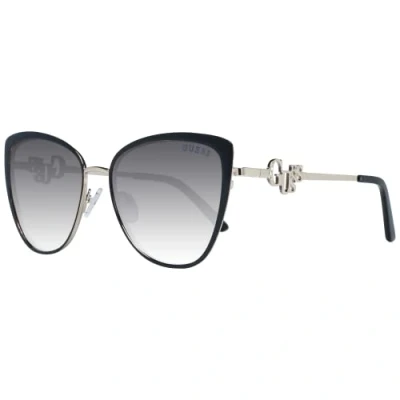 Image of Guess Cat Eye Womens Black Grey Gradient GF6141 Metal (archived) One Size