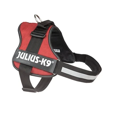Image of K9 Powerharness, Size: XL/2, Burgundy Sackcloth