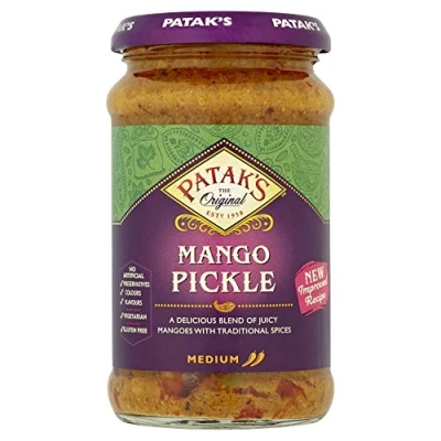Image of (2 Pack) Pataks Mango Pickle 283g 2 PACK BUNDLE