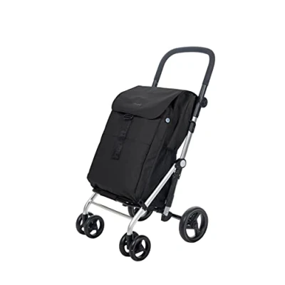 Image of Carlett Shopping rollators, Aluminium Plastic, Volcano Black, 32kg
