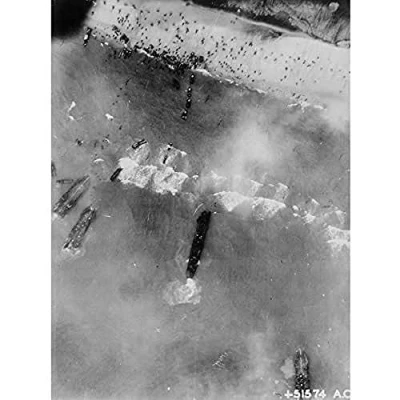 Image of Artery8 War WWII USA D Day Beach Storming 1944 Photo Art Print Canvas Premium Wall Decor Poster Mural