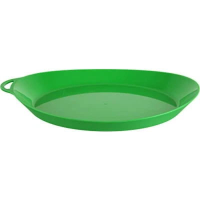 Image of Lifeventure Ellipse Plastic Plate For Camping, Travel &amp; Outdoor Green