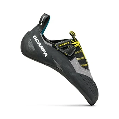Image of Scarpa Vapor S Climbing Shoes Boulder Shoes, Smoke Yellow, 10.5 UK