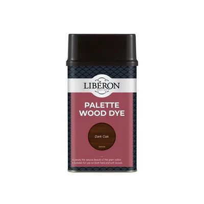 Image of Liberon 126741 Palette Wood Dye Dark Oak 500ml LIBWDPDO500N
