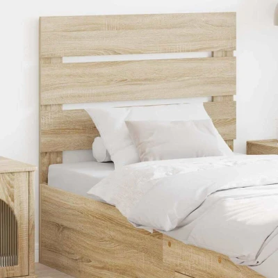 Image of vidaXL Headboard with Sonoma Oak 100 cm Engineered Wood