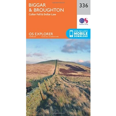 Image of Explorer 336 Biggar &amp; Broughton Map With Digital Version